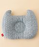 Babyhug Head Shaping Baby Pillow - Grey| Prevents Flat Head Syndrome| Soft & Breathable| Neck & Shoulder Support Pillow| Lightweight & Travel Friendly| 0-6 Months| New Born Gifting Option