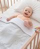 Babyhug Soft & Lightweight All-Season Baby Blanket - Grey |Gentle & Breathable|Durable & Machine Washable|Ideal for 0-12 Months|New Born Gifting Option|Travel Friendly