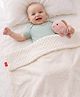 Babyhug Soft & Lightweight All-Season Baby Blanket Embossed Teddy Texture - Beige |Gentle & Breathable|Durable & Machine Washable|Ideal for 0-12 Months|New Born Gifting Option|Travel Friendly