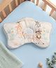 Babyhug Star Shaped Head Support Pillow -Blue|Soft Breathable Cotton Fabric| Ergonomic Head Support| Magical Land Print| Infant Pillow| Lightweight Travel Friendly| Prevents Flat Head| Washable Cover