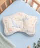 Babyhug Star Shaped Head Support Pillow - Blue|Soft Breathable Cotton Fabric| Ergonomic Head Support| Dreamland Print| Infant Pillow| Lightweight Travel Friendly| Prevents Flat Head| Washable Cover