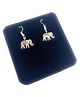 SKD Elephant Detailed Earrings - Silver