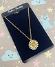 SKD Floral Applique Detailed Necklace  - White