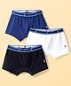 Pine Kids Cotton Elastane Knit Solid Trunks Pack of 3 - Multicolor
