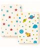TUMMY New Born Baby Muslin Swaddle Pack of 2