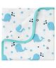 TUMMY New Born Baby Muslin Blanket -Whale