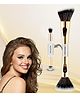 Majestique 4 in 1 Multifunctional Makeup Brush, Travel Makeup Brush for Women - Golden