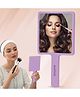 Majestique Flat Handheld Mirror, Compact Makeup Mirror for Women - 1Pc/Multicolour