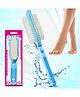 Majestique 2-in-1 Pedicure Foot File with Brush & Pumice Stone - 1Pc/Multicolour