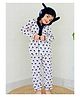 Tittertots Cotton Woven Full Sleeves Ostrich Printed Shirt & Pyjama Coordinating Night Suit Set - White