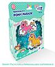 TOYKRAFTT ThankUbff - Sparkling Art - Pony Parade Return Gifts for Aged 5 to 8 years, Create 2 Pictures with Glitter & Sequin Art