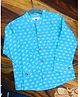 Tittertots  Cotton Woven Full Sleeves Elephant Printed Shirt - Sky Blue
