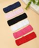 Stol'n Set Of 6 Solid Headbands - Pink Red Black Blue & White