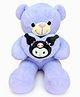 Kids Mandi Kawai Kuromi Heart Teddy Bear - 40x26x90 CM, Purple Plush Toy, Cute Stuffed Animal, Adorable Gift, Soft Cuddly Bear, Perfect for Kids and Collectors -Height 90 cm