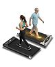 PowerMax FlipPad 2.5HP 3-in-1 Under-Desk Treadmill with Dual-Function Design, Built-In Acupressure, LED Display & 120KG Weight Limit