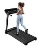 PowerMax TD-N1 4HP Foldable Treadmill for Home, 12km/hr Speed, 100kg Max User, Preset Programs, 1210×410mm Deck, LED Console & Bluetooth App Support
