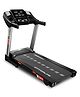 PowerMax Fitness TDM-125 5HP Treadmill with Manual Incline, 18km/hr, 130kg Max User, 1300×460mm Running Deck, Vertical Fold & LED Console with Holder