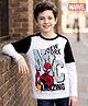Pine Kids Marvel Single Jersey Knit Full Sleeves Cut & Sew T-Shirt with Spiderman Graphic - Multicolor
