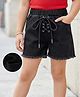 Mark & Mia Knee Length Solid Colour Shorts - Black