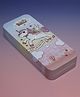 Rushabh Novelty Metal Pencil Box with Stationery B-727-02-Pink