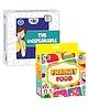 GiniMini Combo Unspeakable & Food Frenzy- 147 card game for kids