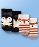 Babyoye Cotton Bamboo Socks With Animal Design Pack of 2 - Black & Orange