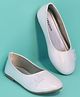 Pine Kids Slip On Ballerinas with Applique - White