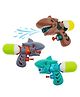 AKN TOYS Cute Cartoon Shark  Water Gun Toy for Kids, Pressure Mechanism Ideal Outdoor Toy- PACK OF 1 -( COLOR MAY VARY )