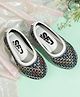 SHOES FOR JUNIORS Sequins Embellished Threadwork Detailed Ballerinas - White