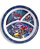 Servewell Transformers Theme Kids 3 Partition Plate  Pack of  1 - Blue