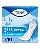 TENA Lady Slim Extra Incontinence Liners | 12H Dryness | Adult Diapers - M (10 Pieces)