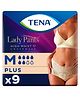 TENA Lady Plus Incontinence Pants Medium (M) | High Waist | 9 Units Adult Diapers - M (9 Pieces)