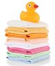 Ben Benny Interlock Knit Hand & Face Towel Pack Of 8 L 24 x B 24 cm - Multicolour