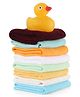Ben Benny Interlock Knit Hand & Face Towel Pack Of 8 L 24 x B 24 cm - Multicolour