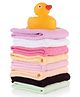 Ben Benny Interlock Knit Hand & Face Towel Pack Of 8 L 24 x B 24 cm - Multicolour