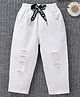 Mark & Mia Full Length Solid Trouser - White