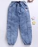 TOONYPORT Denim Woven Smiley Printed Jeans - Blue