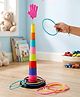 Play Nation Ring Toss Game for Kids| Stacking Rings & Target Throw Game| Indoor Outdoor Fun Toy| Colour Recognition & Brain Development| Birthday Gift| BIS Certified| Kids Party Game