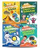 Kids Encyclopedia (Set of 4 Books) (Illustrated) - Science, Computer and Technology, Inventions and Discoveries, Space - Knowledge Books for Kids - English