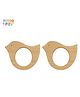 Pingo Play Premium Wooden Bird Teether (Set of 2) | Natural Beech Wood Baby Teething Toy Teether for 3+ Months