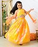 Fairies Forever Sequence Woven Sleeveless Sequins & Cowrie Shells Embellished  Lehenga Choli Set With Dupatta - Yellow