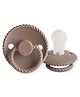 FRIGG Rope Latex Baby Pacifier 0-6M 1-Pack Sepia - Size 1