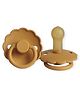 FRIGG Daisy Latex Baby Pacifier 6-18M 1-Pack Honey Gold - Size 2
