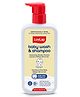 Luv Lap Baby Wash & Shampoo Gentle Nourishing Formula for Soft Baby Skin & Hair Enriched for Daily Care Suitable for Newborns - 600 ml