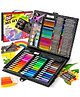 SCHOOLISH 150Pcs Painting Drawing Kit for Kids, Color Set for Kids Art Supplies Art Set Colouring Kit with Crayons Colored Pencils Acrylic Paint Mega Oil Pastels For Kids Pack of 1 - Color May Vary