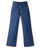 Pine Kids Denim Woven Full Length Solid Jeans - Navy Blue