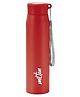 Milton Handy Stainless 850 Steel Sipper Water Bottle Single Walled ISI Certified with Leak Proof Lid & Rust Proof Red - 780 ml