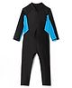 Bosky Swimwear Full Sleeves Solid Bodysuit - Black