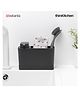 Brabantia Sink Organiser Set, Sink Organiser & Soap Dispenser, Dark Grey