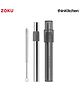 Zoku Reusable Collapsible Jumbo Stainless Steel Straw for Bottles, Sippers & Tumblers - Charcoal|Travel Straw for Kids & Adults, Office